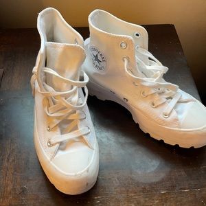 white converse boots